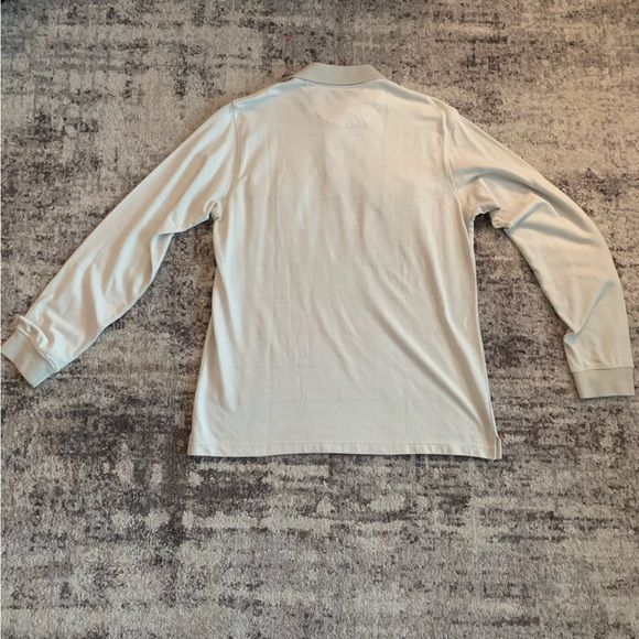 Van Heusen Cream Button Down Polo Shirt - Picture 3 of 5